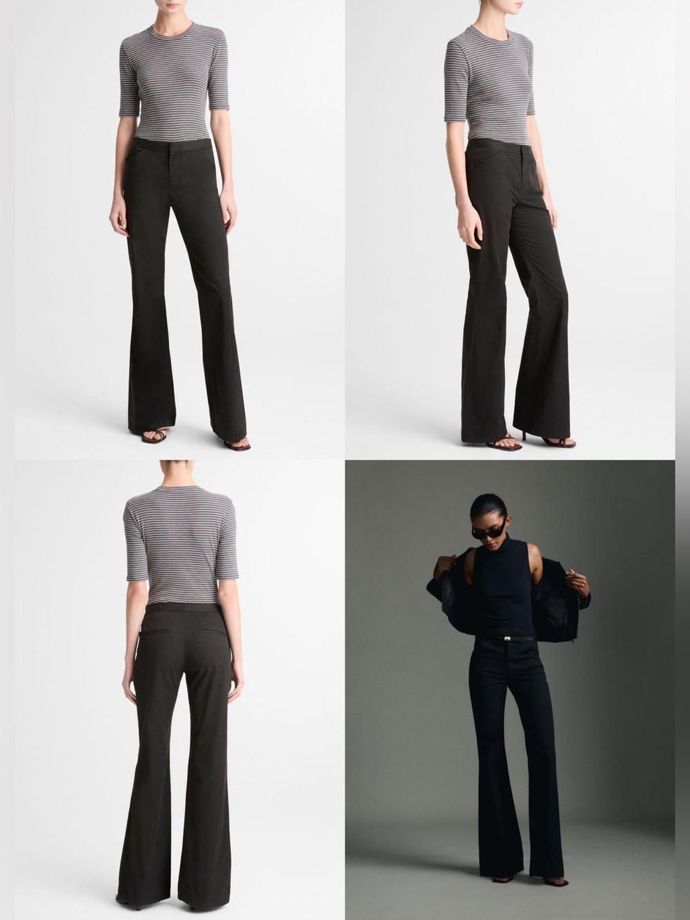 Vince Navy Flared Pants. Size 2
